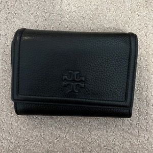 Tory Burch black large wallet
